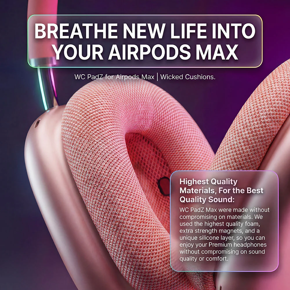 AirPods Max Ear Cushions – WC PadZ Max - Image 27