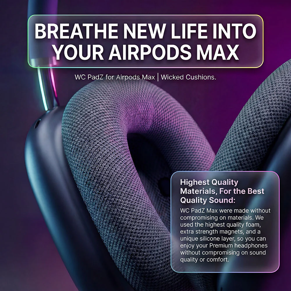 AirPods Max Ear Cushions – WC PadZ Max - Image 3