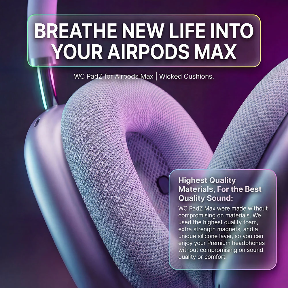 AirPods Max Ear Cushions – WC PadZ Max - Image 35