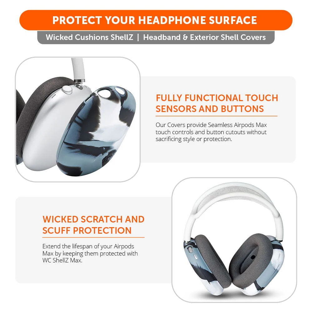 Airpods Max 1 & 2 Exterior Shell Covers - WC ShellZ Max - Image 100