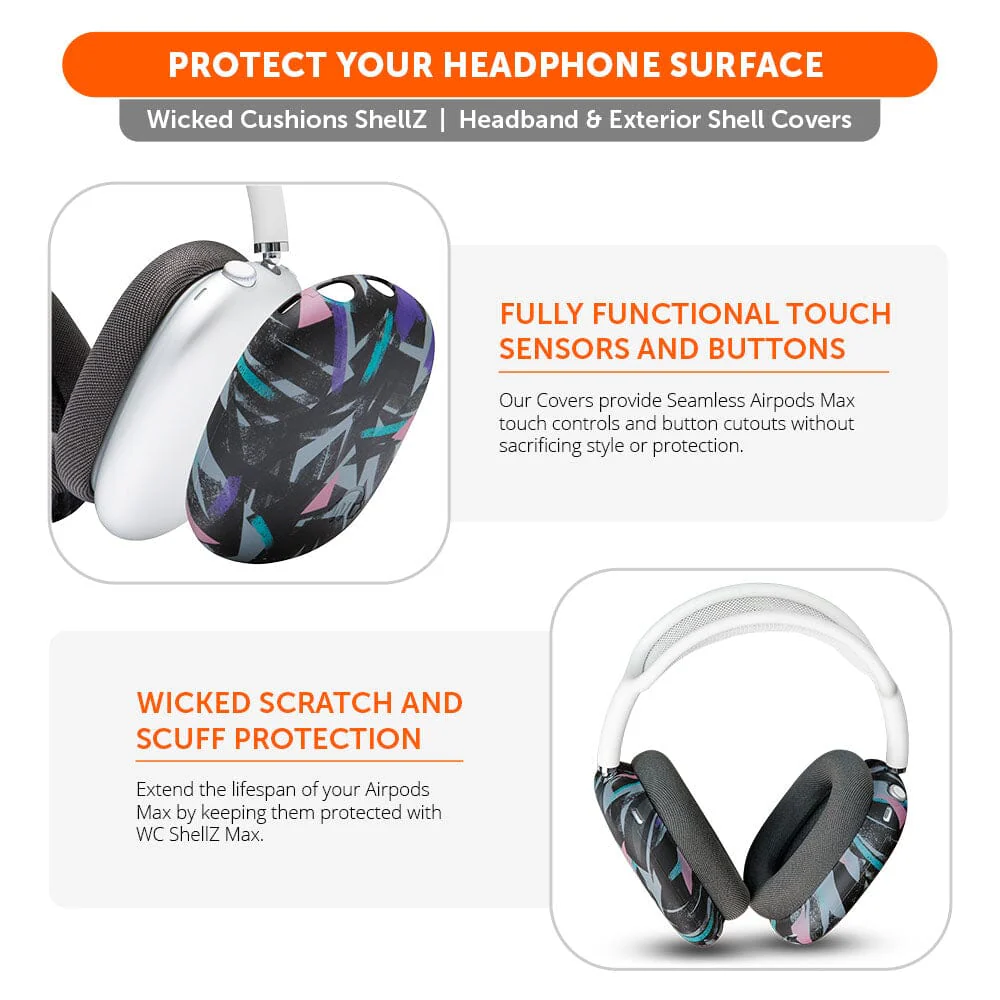 Airpods Max 1 & 2 Exterior Shell Covers - WC ShellZ Max - Image 51