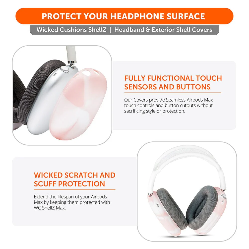 Airpods Max 1 & 2 Exterior Shell Covers - WC ShellZ Max - Image 72
