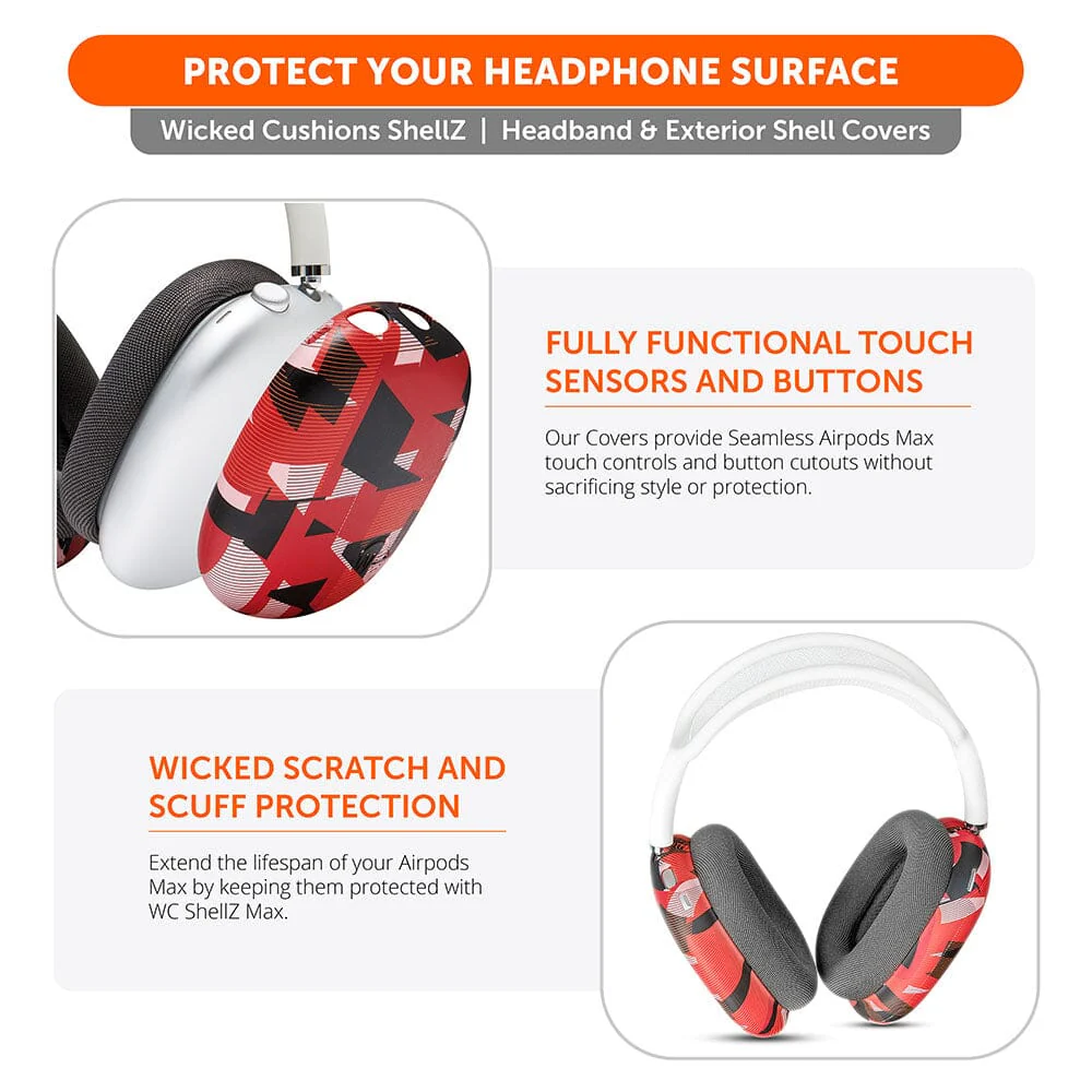 Airpods Max 1 & 2 Exterior Shell Covers - WC ShellZ Max - Image 79