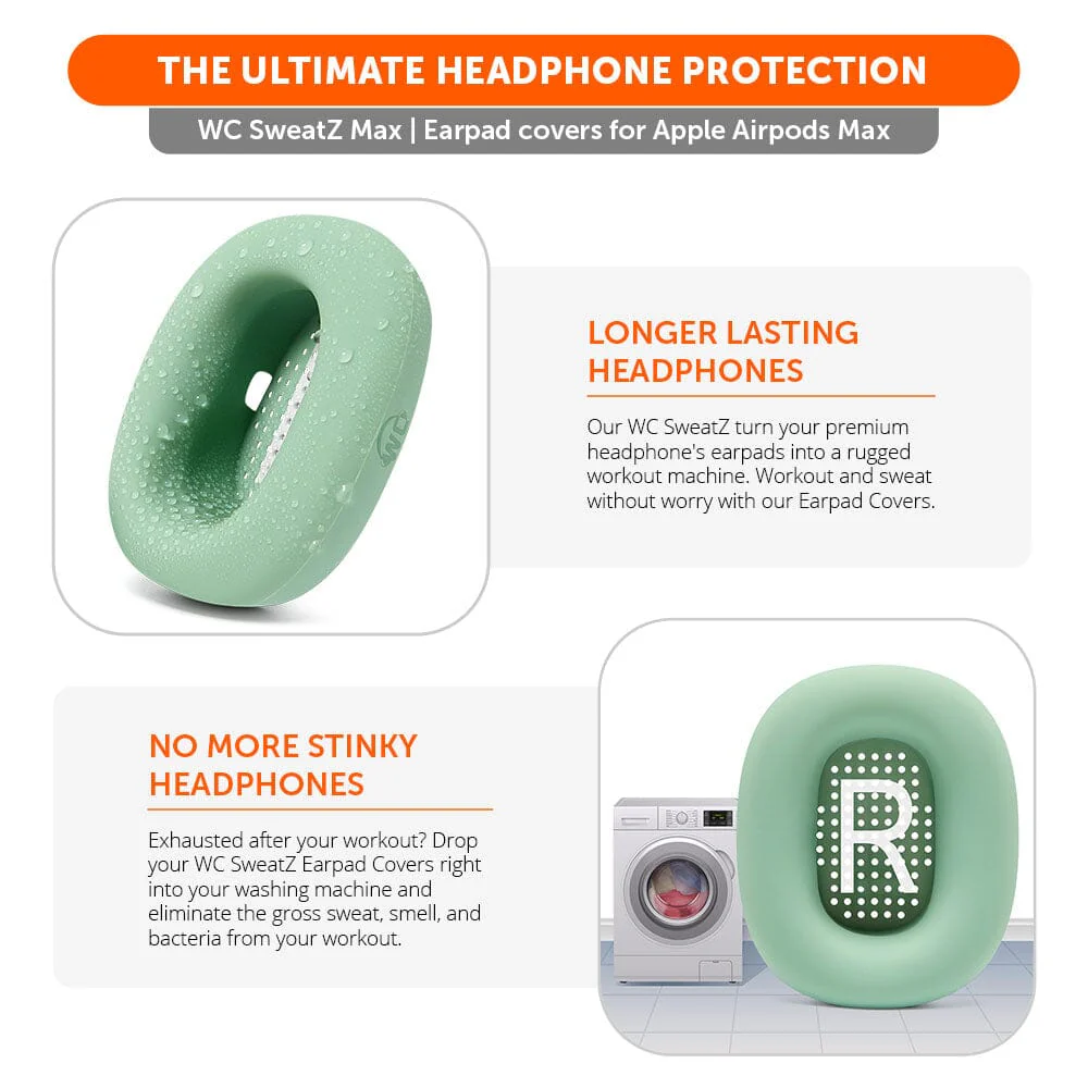 Apple Airpods Max 1 Earpad Sweat Covers - WC SweatZ Max - Image 51