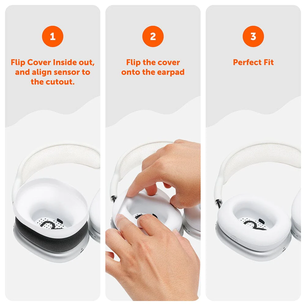 Apple Airpods Max 1 Earpad Sweat Covers - WC SweatZ Max - Image 6