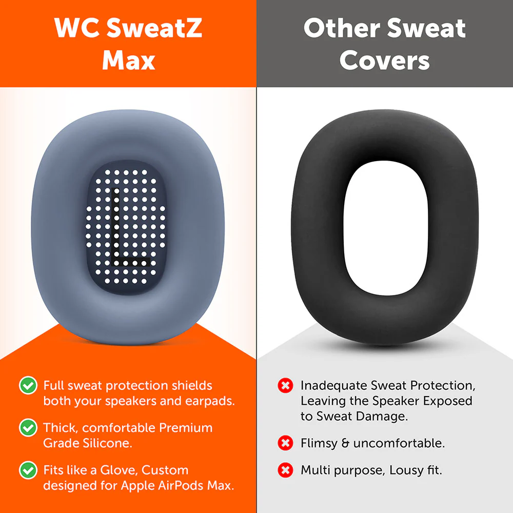 Apple Airpods Max 1 Earpad Sweat Covers - WC SweatZ Max - Image 60