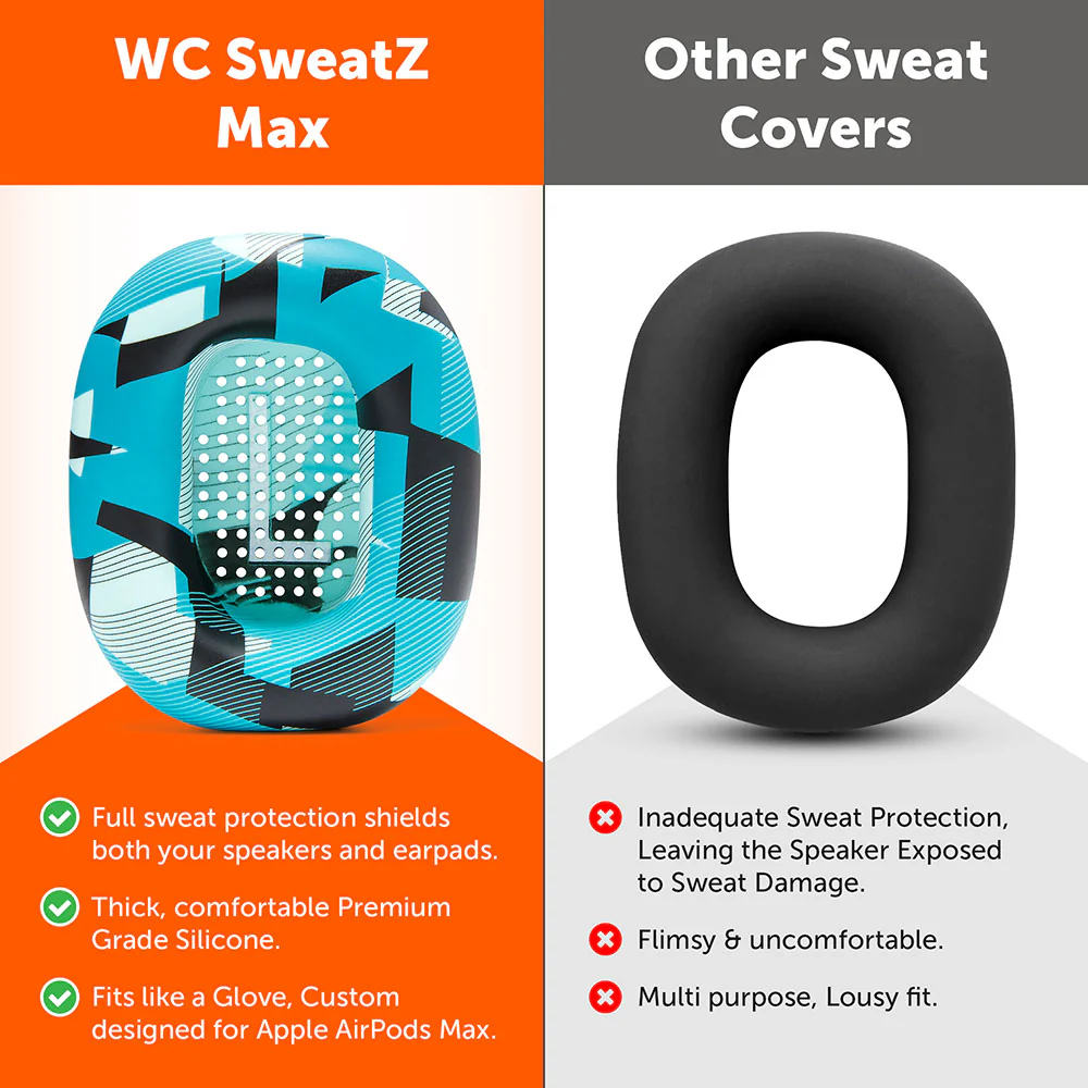 Apple Airpods Max 1 Earpad Sweat Covers - WC SweatZ Max - Image 92