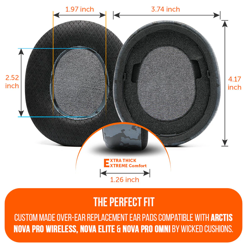 Arctis Nova Pro Wireless, Nova Elite & Nova Pro Omni Mod Kit V2 – Wicked Cushions - Image 18