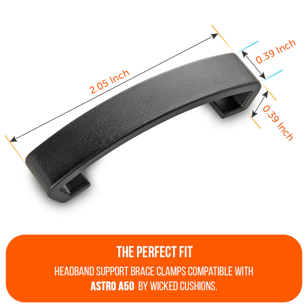 Headband Support Clamps for Astro A50 Gen 1/2/3/4/5/A50X – WC ClampZ A50 (2-Pack) - Image 3