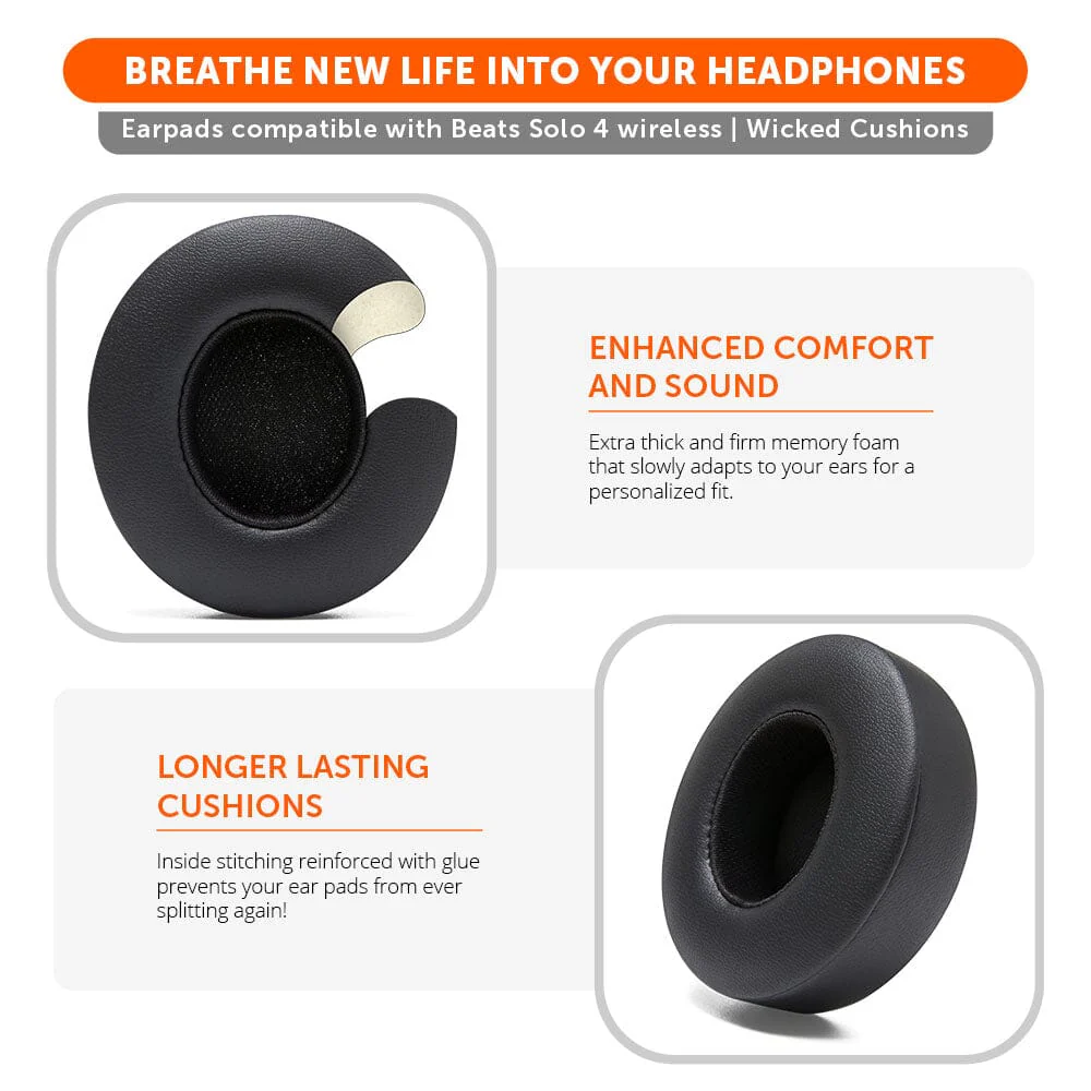 Upgraded Beats Solo 4 Earpads - WC PadZ Solo 4 - Image 3