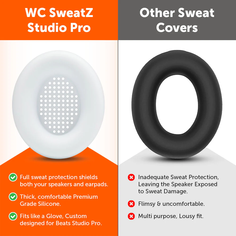 Beats Studio Pro Earpad Sweat Covers - WC SweatZ Studio Pro - Image 9
