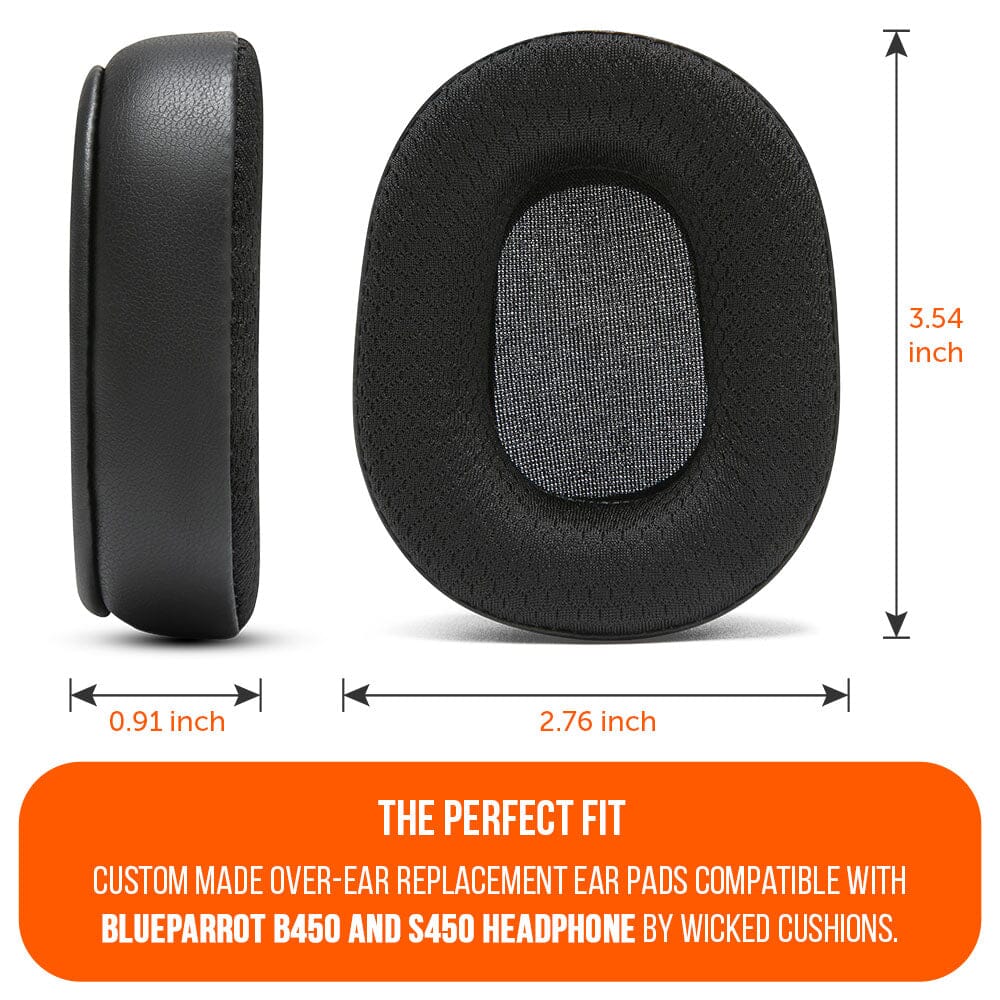 Upgraded BlueParrot B450 Earpads - WC PadZ B450 - Image 4