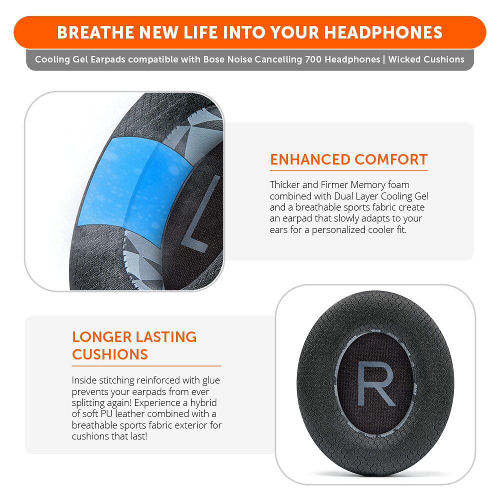 Bose NC 700 Cooling Gel Earpads - WC FreeZe - Image 21