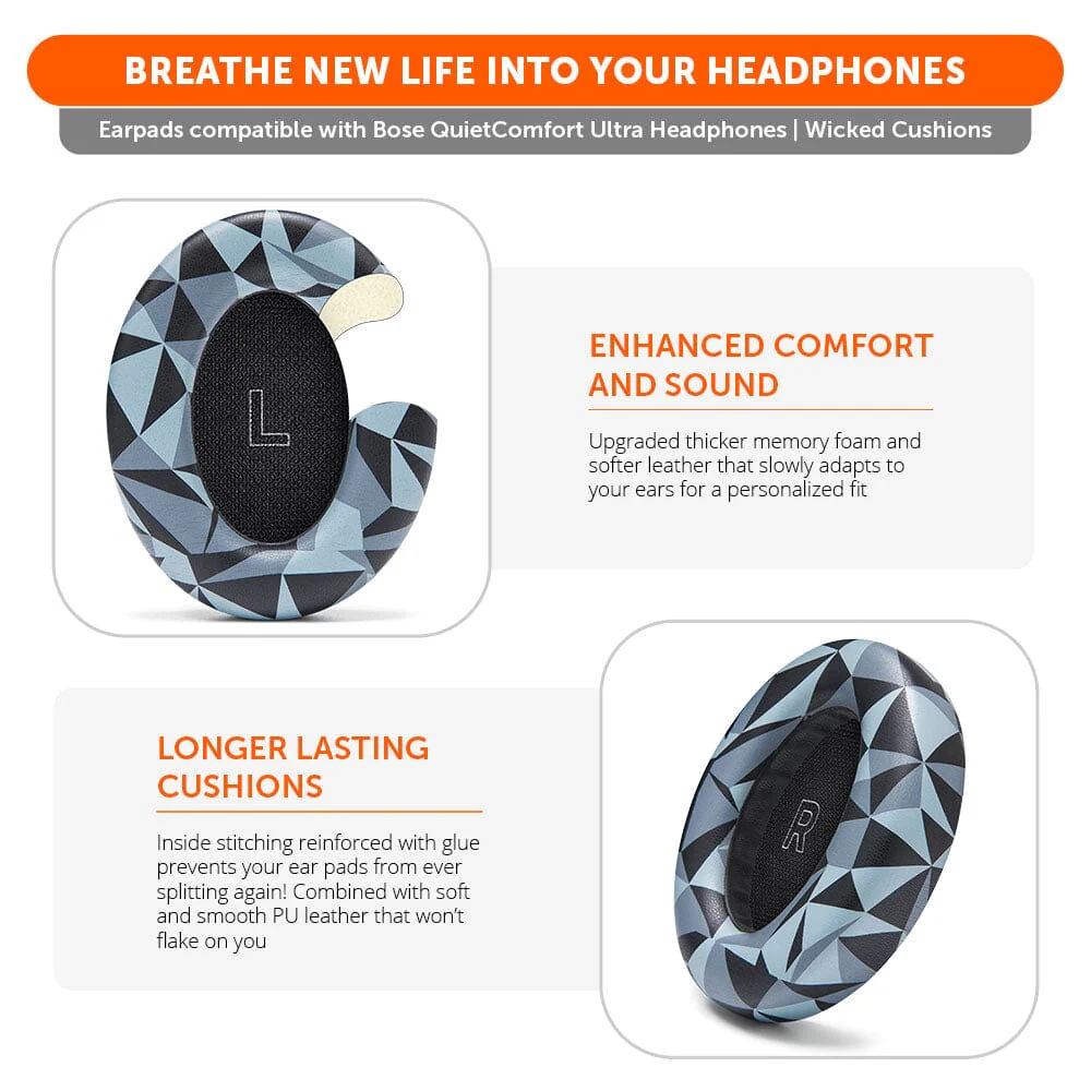 Bose QuietComfort Ultra Gen 1 & Gen 2 Earpads - WC PadZ QC Ultra - Image 24