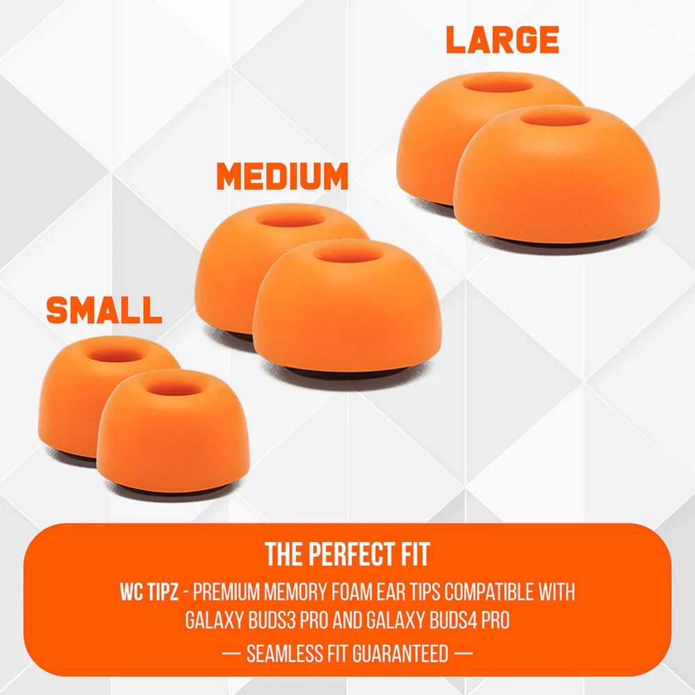 Galaxy Buds Pro 3 & 4 Memory Foam Ear Tips - WC TipZ Galaxy - Image 17