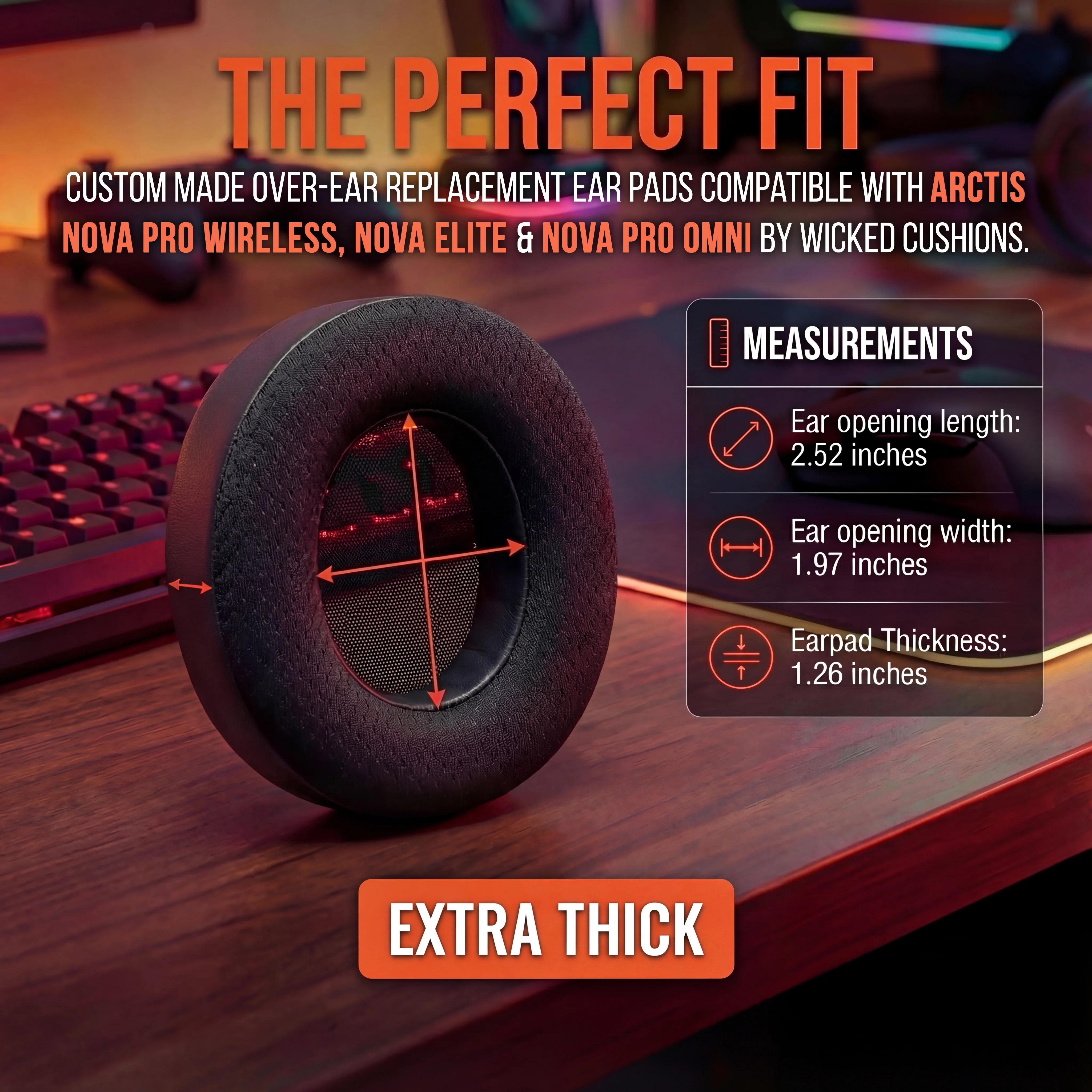 Arctis Nova Pro Wireless, Nova Elite & Nova Pro Omni Earpads - WC FreeZe Cooling Gel - Image 3