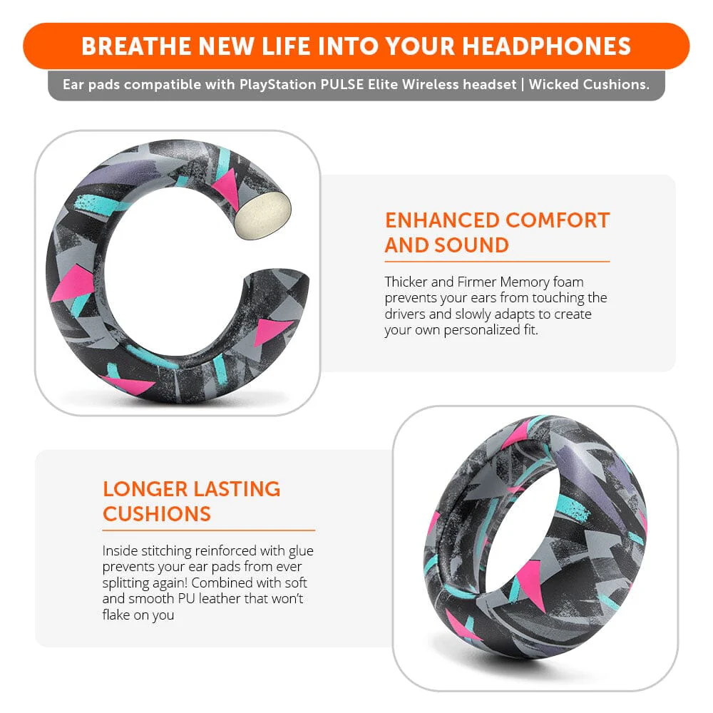 PlayStation Pulse Elite PU Leather Earpads - WC PadZ Pulse Elite - Image 15