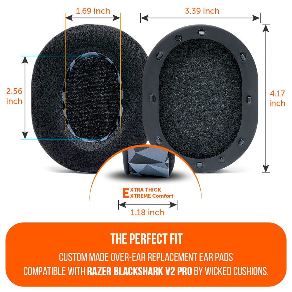 Razer Blackshark V2 Pro Earpads - WC FreeZe Cooling Gel (PREĀ 2023Ā model) - Image 10