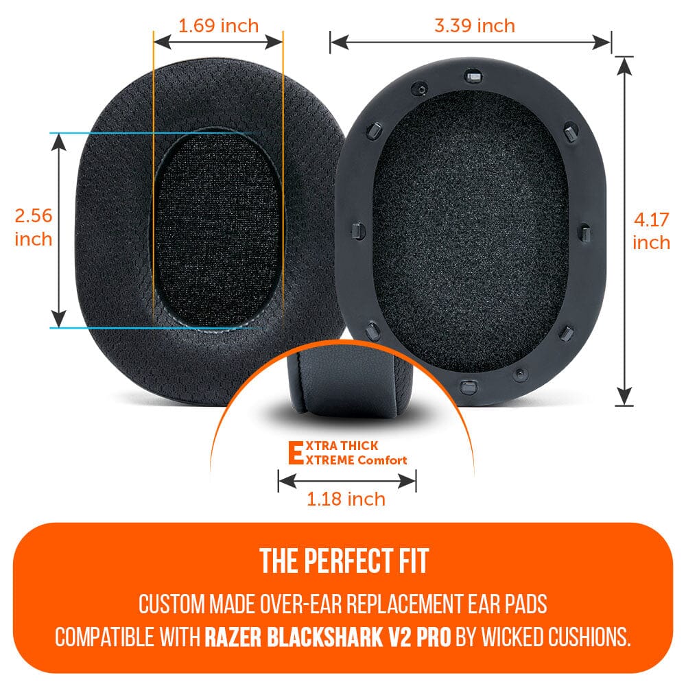 Razer Blackshark V2 Pro Earpads - WC FreeZe Cooling Gel (PREĀ 2023Ā model) - Image 4