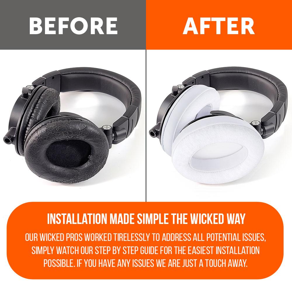 ATH M50X Earpads - Velour Hybrid - Image 9