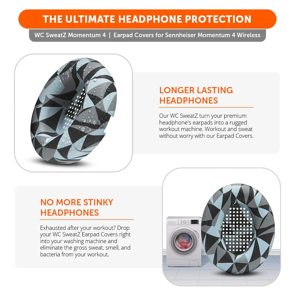 Sennheiser Momentum 4 Earpad Sweat Covers - WC SweatZ Momentum 4 - Image 21