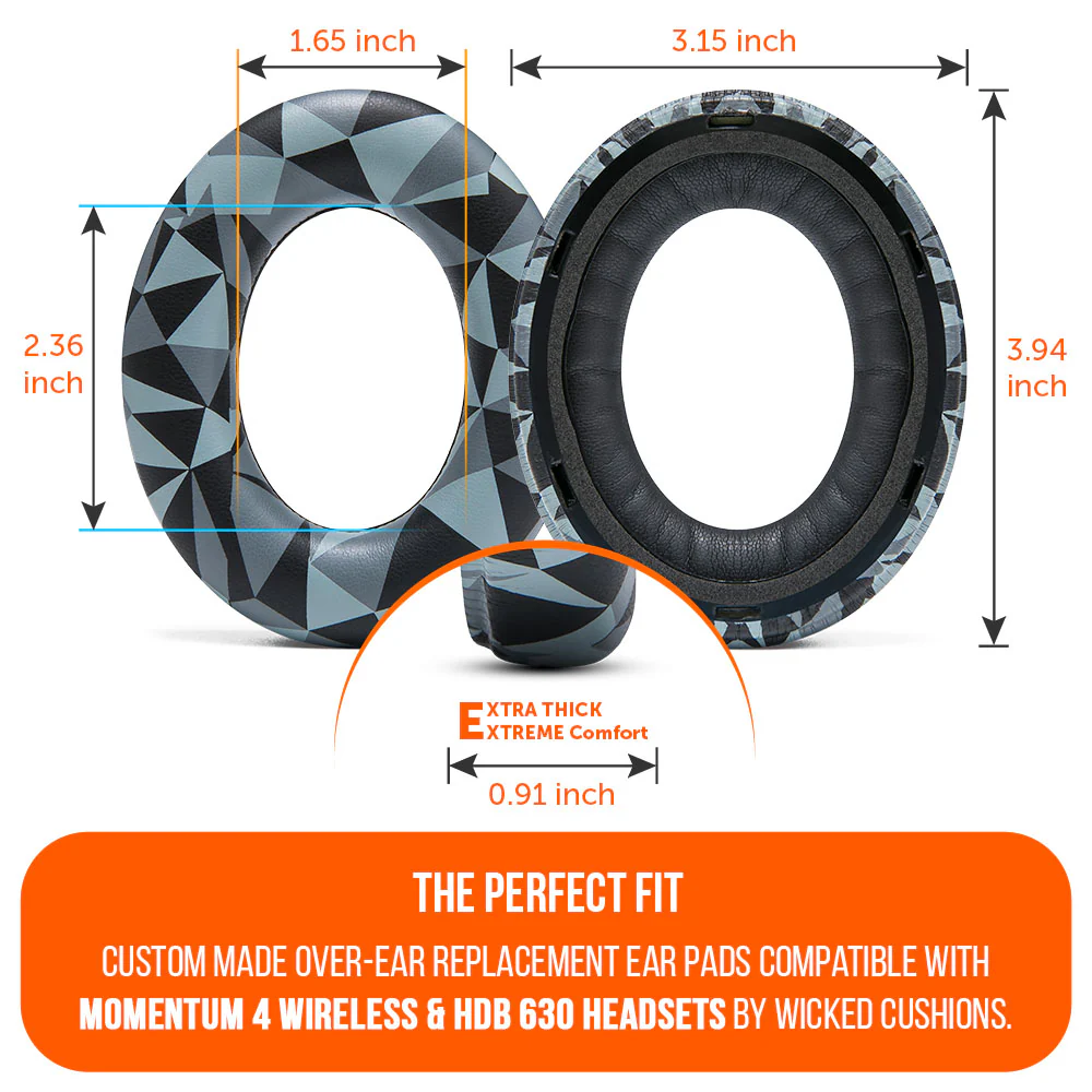 Sennheiser Momentum 4 & HDB 630 Earpads - WC PadZ Momentum 4 & HDB 630 - Image 28