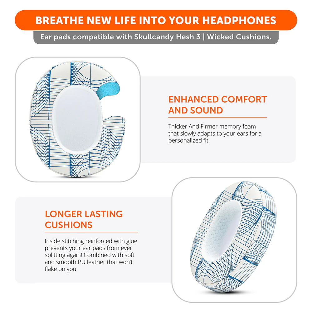 Skullcandy Hesh 3, Evo, and Crusher Replacement Earpads - Image 33