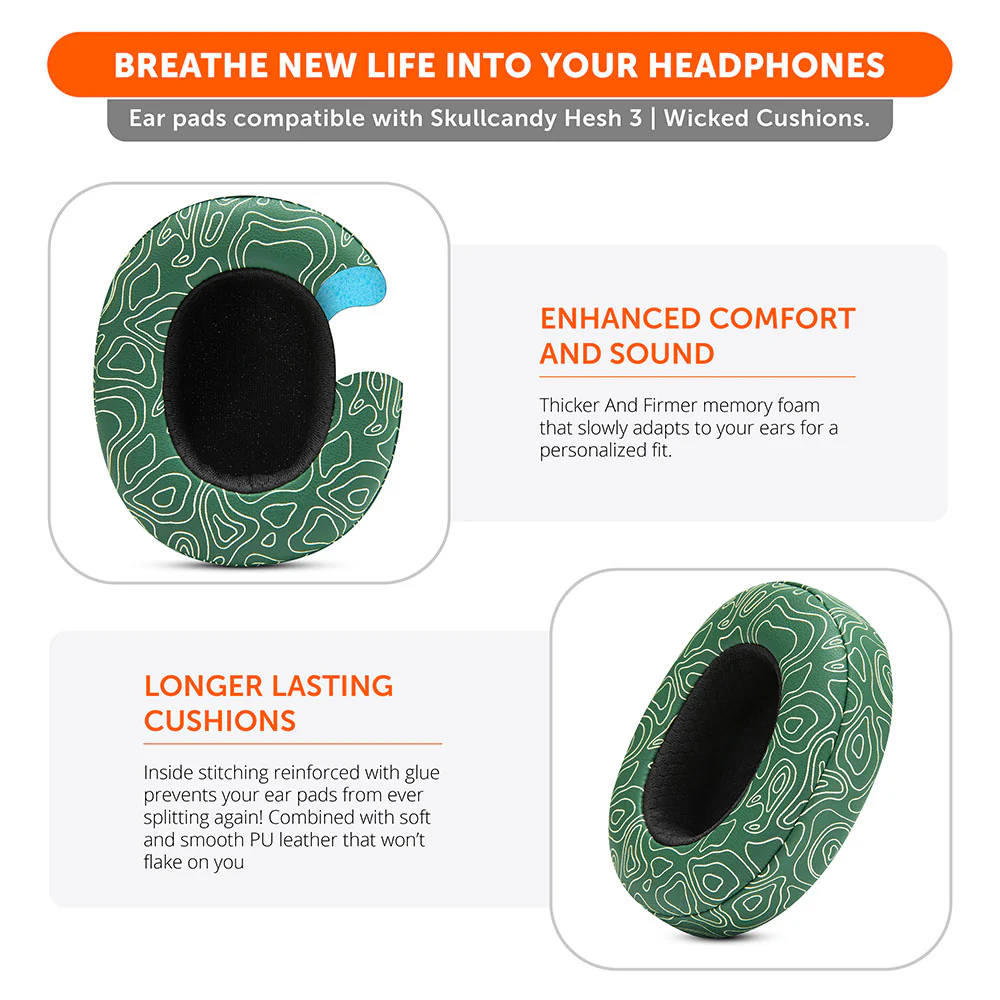 Skullcandy Hesh 3, Evo, and Crusher Replacement Earpads - Image 39
