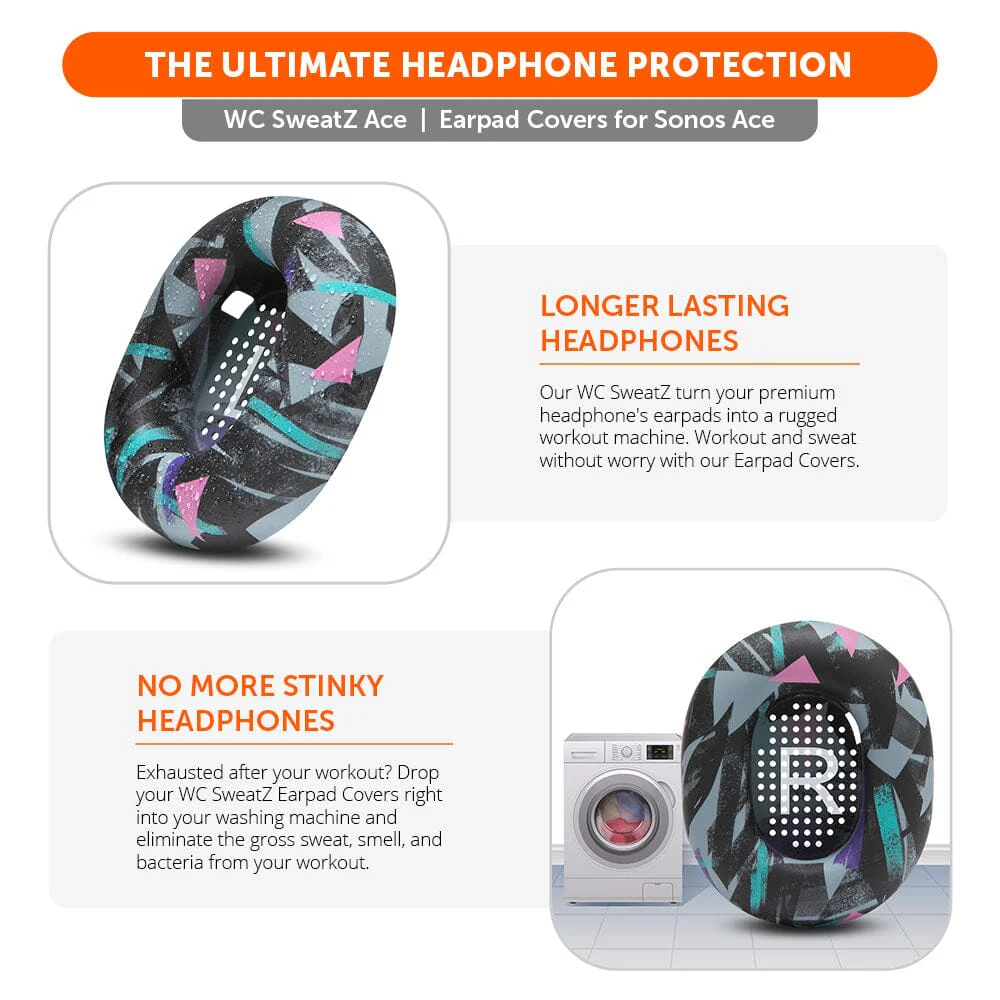Sonos Ace Earpad Sweat Covers - WC SweatZ Ace - Image 27
