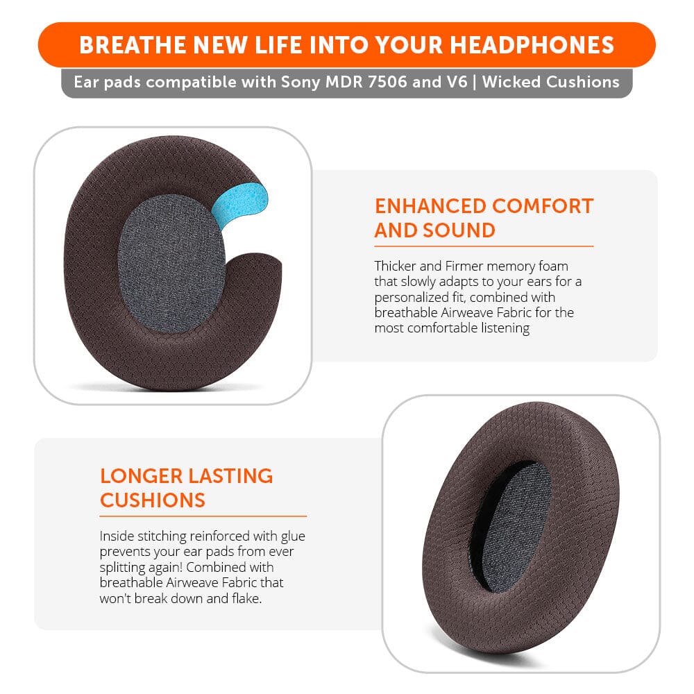 Replacement Earpads For Sony MDR 7506 - Image 33