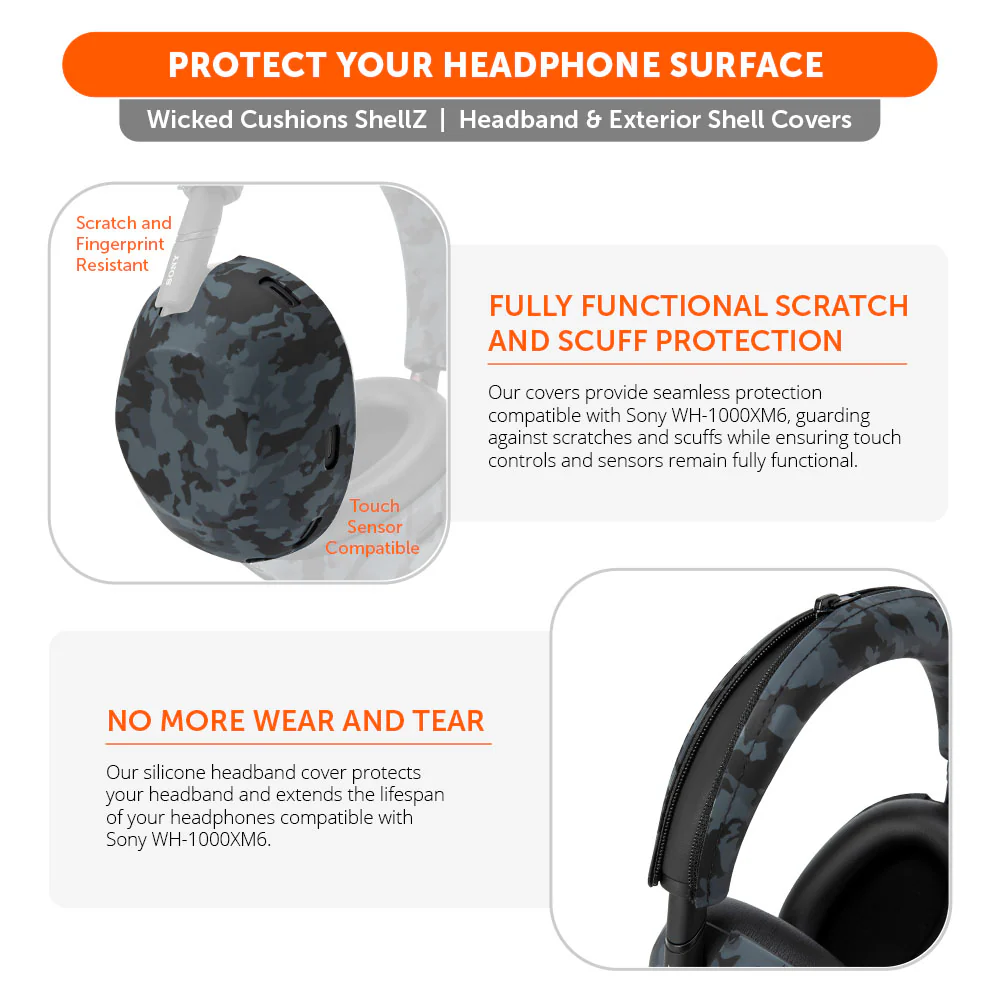 Sony XM6 Protective Shell Cover - WC ShellZ XM6 - Image 37