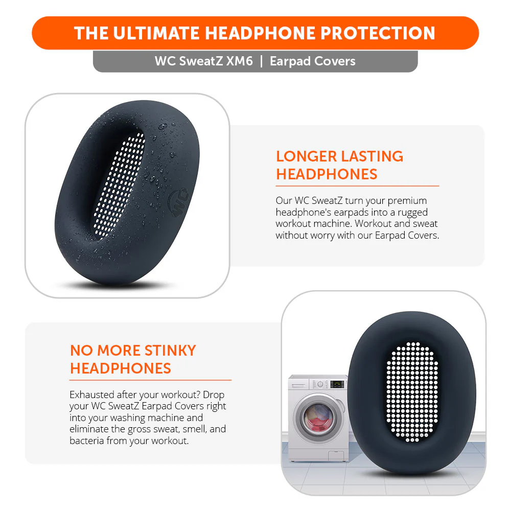 Sony WH-1000XM6 Earpad Sweat Covers – WC SweatZ XM6 - Image 10