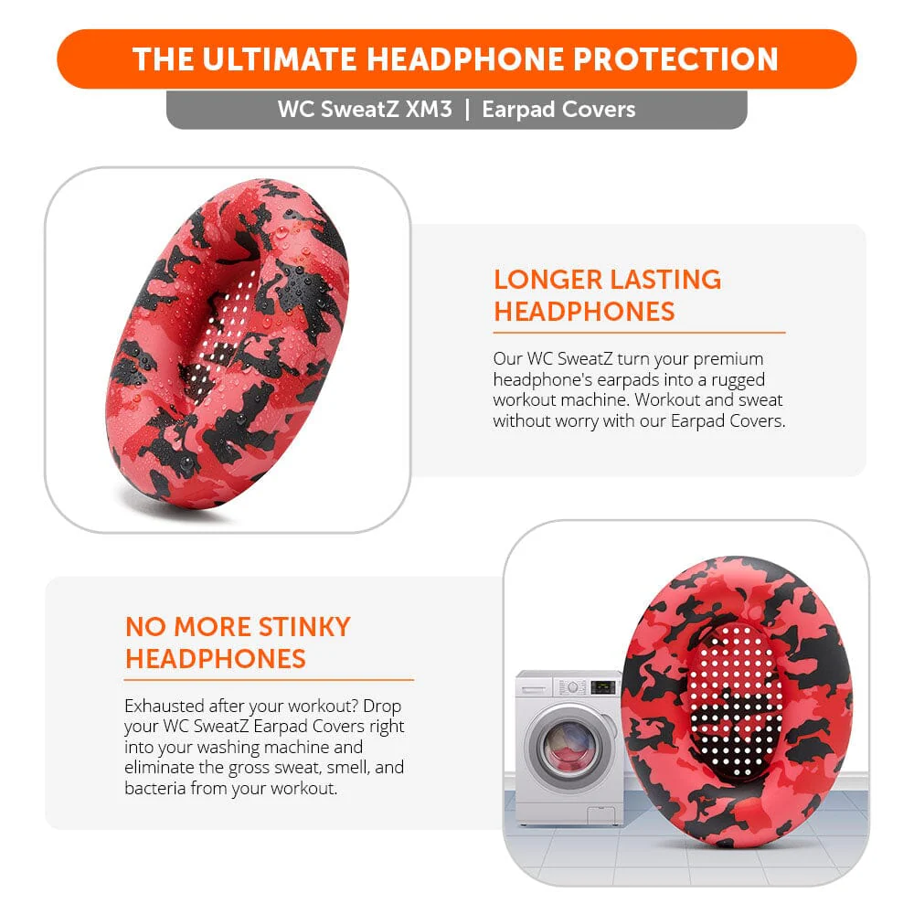 Sony WH-1000XM3 Earpad Sweat Covers - WC SweatZ - Image 38