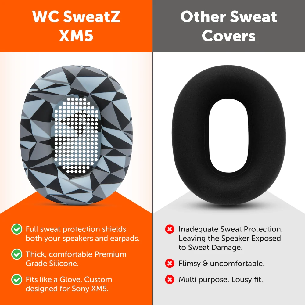 Sony WH-1000XM5 Earpad Sweat Covers - WC SweatZ - Image 11