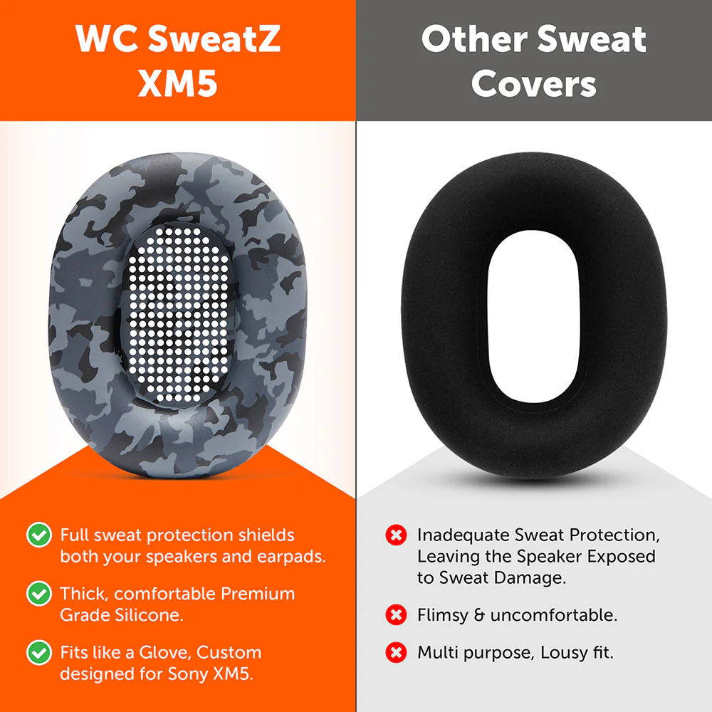 Sony WH-1000XM5 Earpad Sweat Covers - WC SweatZ - Image 25