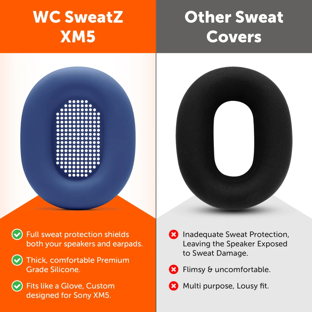 Sony WH-1000XM5 Earpad Sweat Covers - WC SweatZ - Image 32