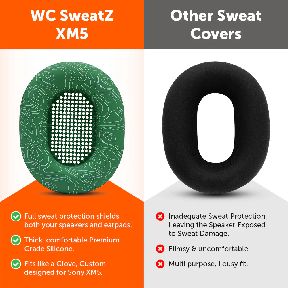 Sony WH-1000XM5 Earpad Sweat Covers - WC SweatZ - Image 74