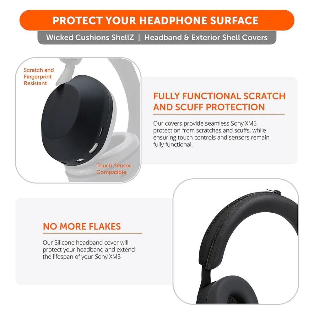 Sony XM5 Protective Shell Cover - WC ShellZ XM5 - Image 4