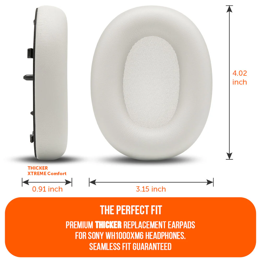 Sony WH-1000XM6 Extra Large Replacement Ear Pads – WC PadZ XM6 XL - Image 13