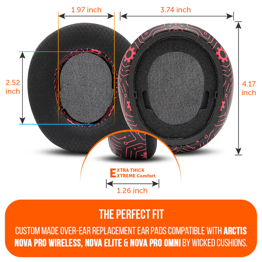 (Techne) Arctis Nova Pro Wireless, Nova Elite & Nova Pro Omni Earpads - WC FreeZe Cooling Gel - Image 5