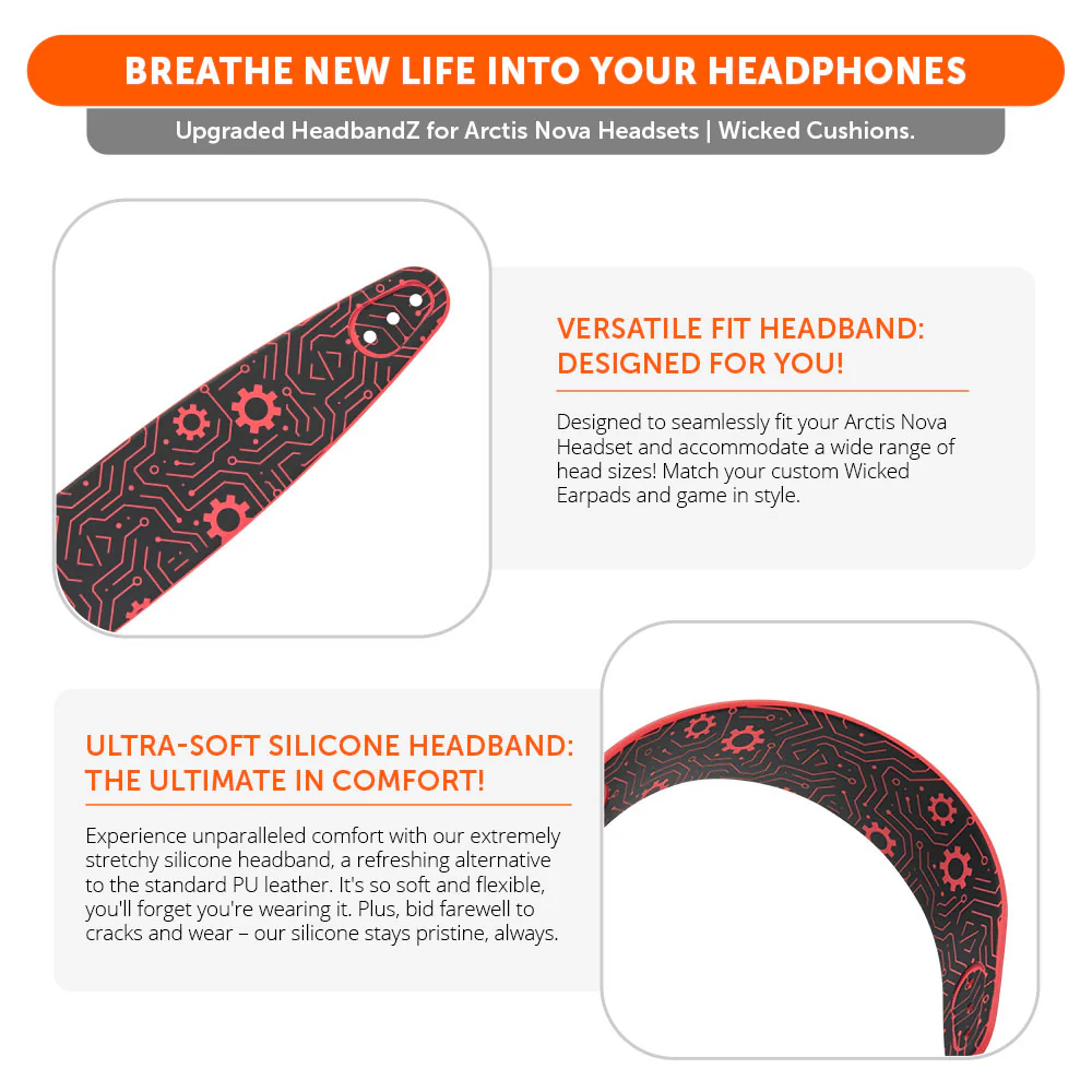 (Techne) Upgraded Headband Replacement for Arctis Nova Headphones - Image 4