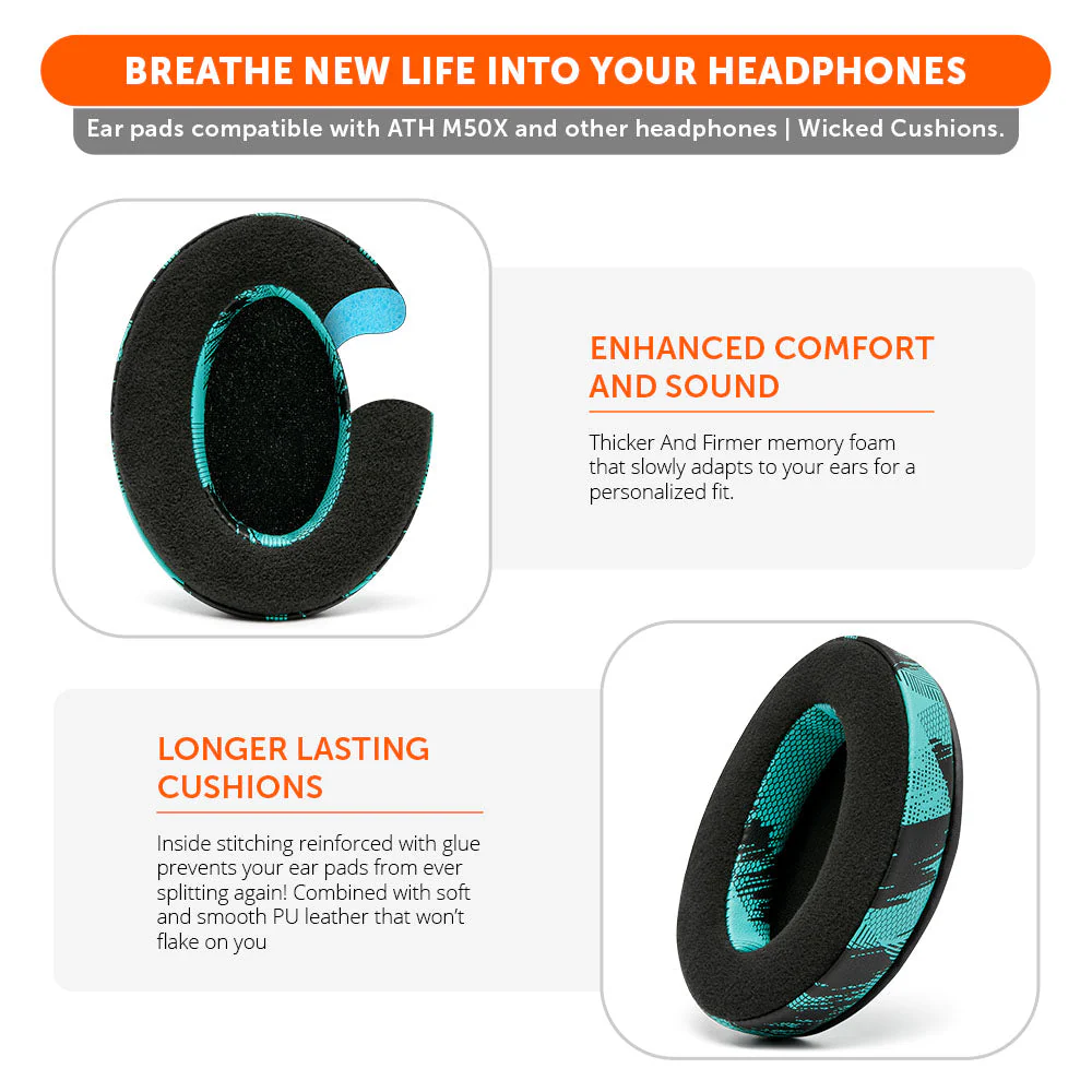Upgraded Gaming Earpads - Hybrid Velour - Image 40