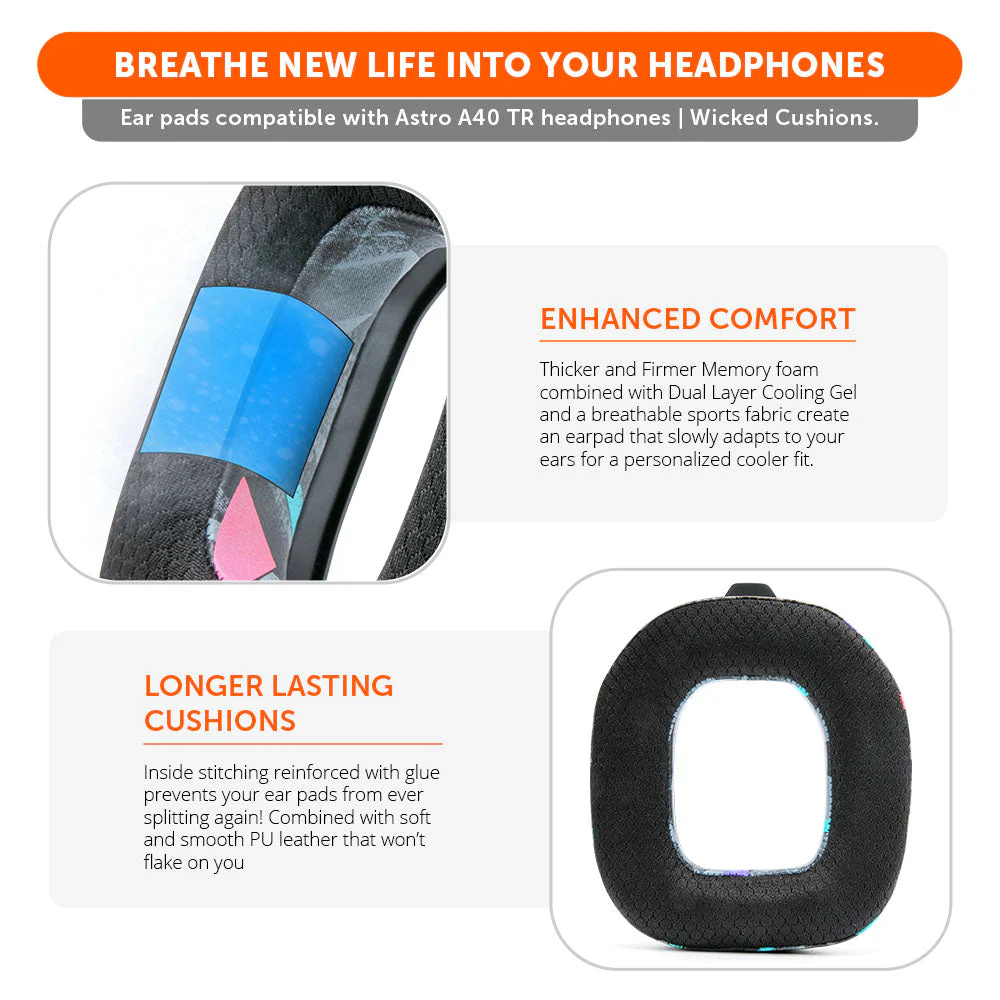 Astro A40 TR Earpads - WC FreeZe Cooling Gel - Image 33