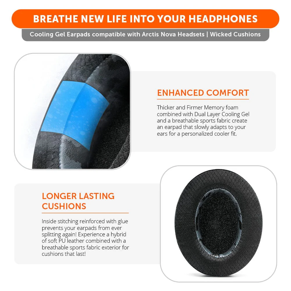 Arctis Nova Earpads - WC FreeZe Cooling Gel - Image 9