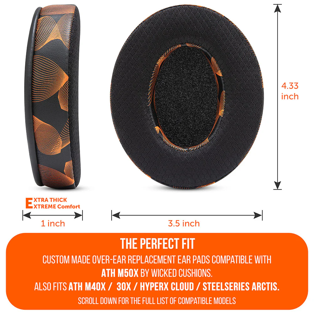 WC FreeZe - Hybrid Cooling Gel Infused Ear Pads for ATH M50X - Image 77