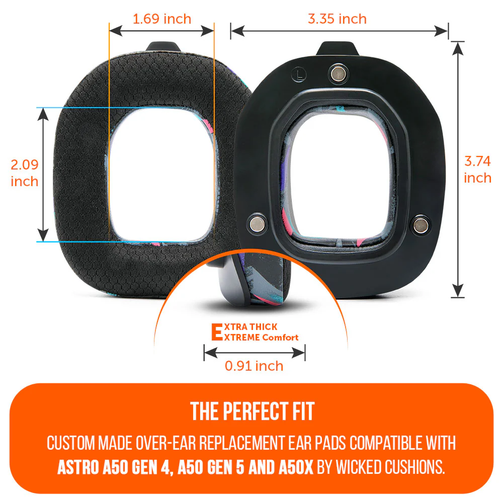 Astro A50 Headband & Earpad Upgrade Kit – WC Mod Kit A50 - Image 18