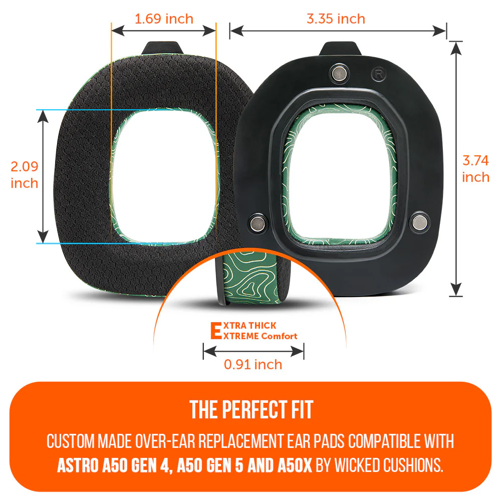 Astro A50 Headband & Earpad Upgrade Kit – WC Mod Kit A50 - Image 53
