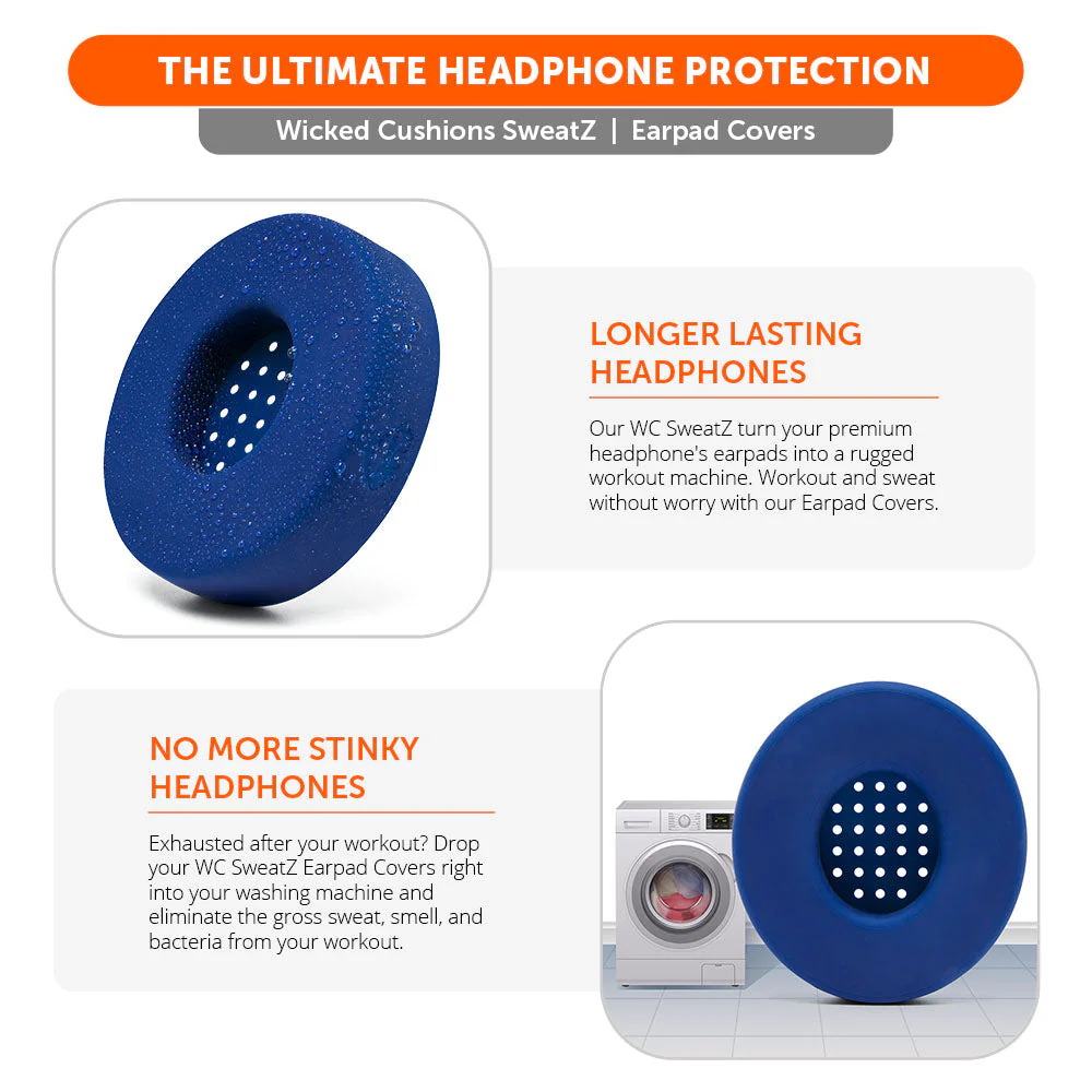 Small WC SweatZ Protective Headphone Earpad Covers - Image 24