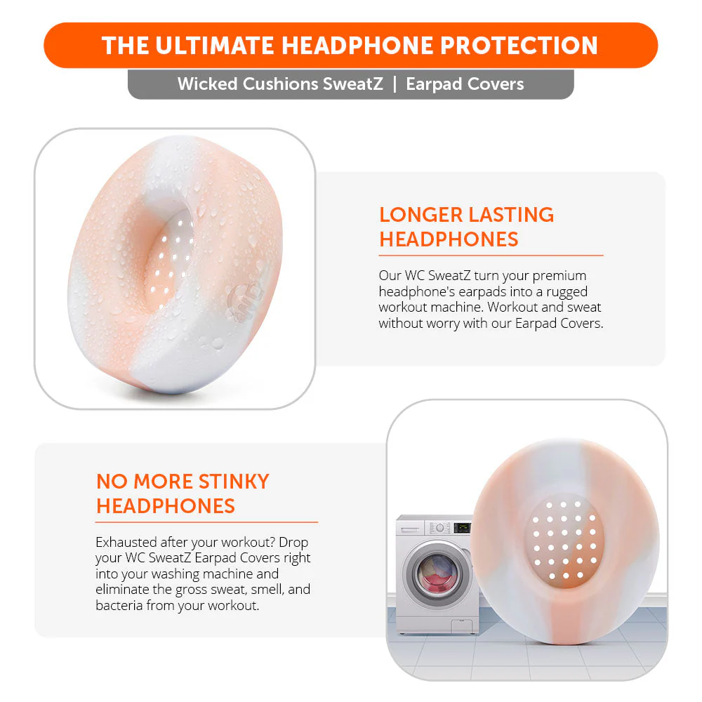 Small WC SweatZ Protective Headphone Earpad Covers - Image 45